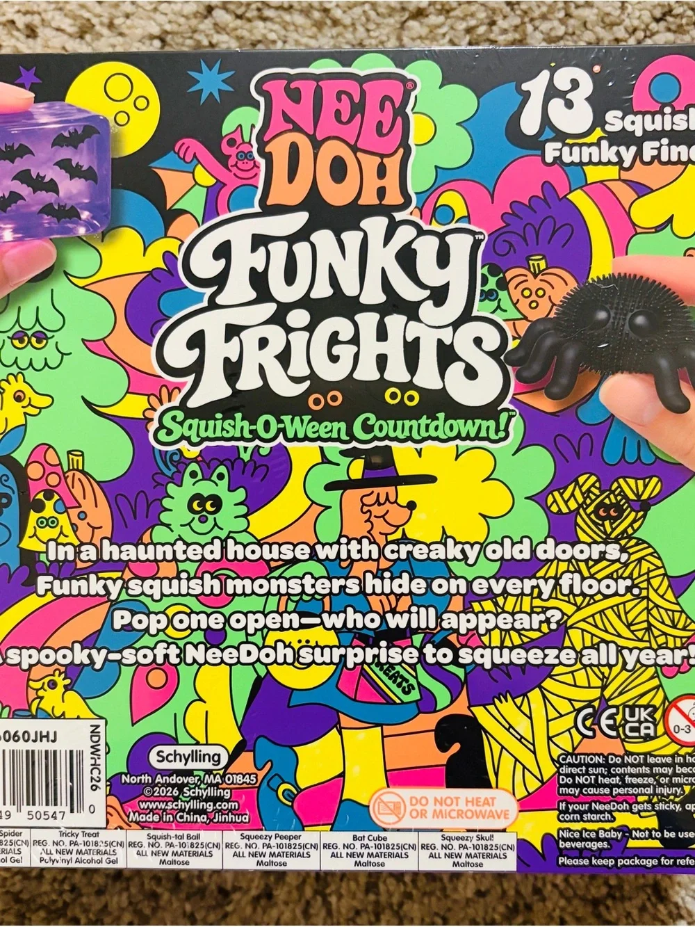 Nee Doh Funky Frights Squish-O-Ween Countdown - Multicolor